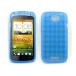 Wholesale TPU Gel Case for HTC One S (Blue)